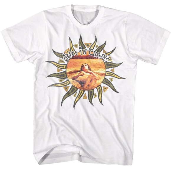 Donna B Tops - Alice In Chains Sun Vintage Rock Band Graphic Music Shirt 89